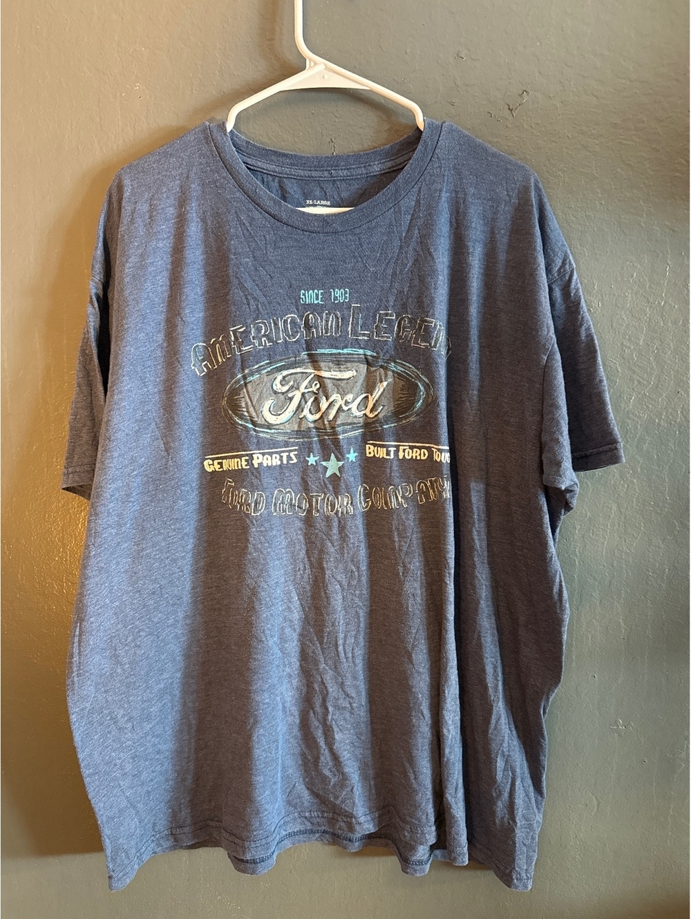 Savvy XX-Large Blue Ford Motor Company T-Shirt